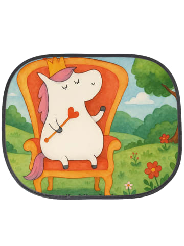 Mr. & Mrs. Panda Sonnenschutz Fenster Auto Einhorn Prinzessin De... in Weiß