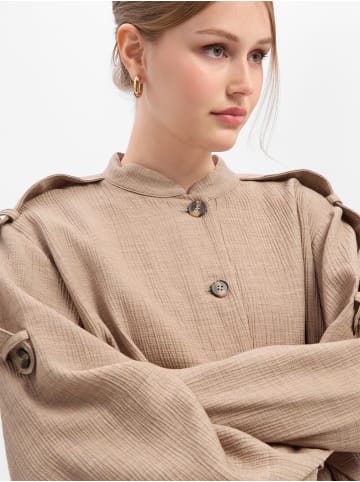 Y.A.S Jacke YASRina in taupe