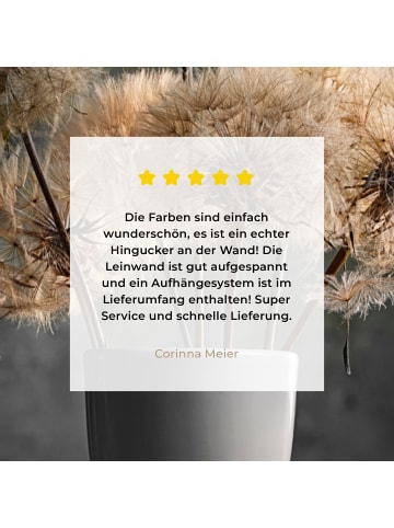 MuchoWow Leinwand bilder Löwenzahn (BxH)