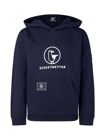 SCHIETWETTER Kinder Hoodie Toni Möwe in navy/white