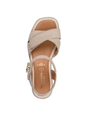 Tamaris WIDE FIT Sandalette in beige