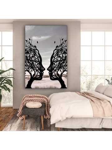 OnlyWow Leinwand Bilder Gesichtsbaum