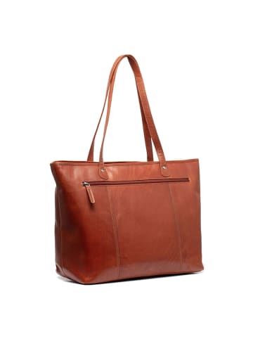 The Chesterfield Brand Ferrera Shopper Tasche Leder 38 cm Laptopfach in cognac