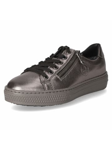 rieker Schnürhalbschuh in silber