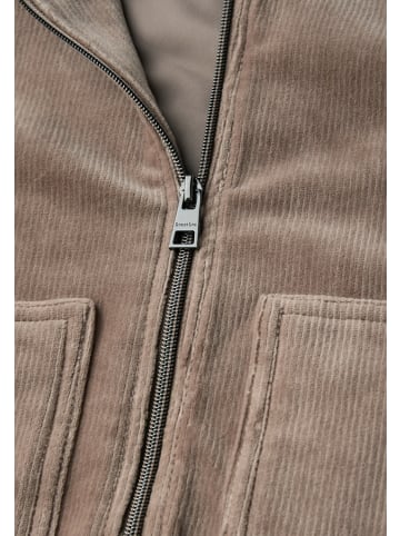 Street One Cordjacke mit Zipper in Braun