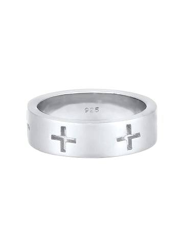 Elli Ring 925 Sterling Silber Kreuz in Silber