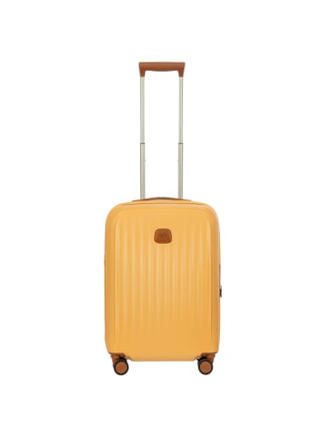 BRIC`s Taormina - 4-Rollen-Kabinentrolley S 55 cm erw. USB (hellblau) in honig