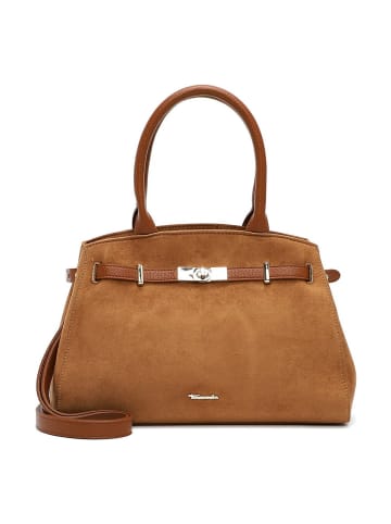 TAS Martina Schultertasche Leder 32 cm cognac