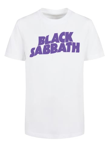 F4NT4STIC Basic Kids Tee Black Sabbath Wavy Logo Black in weiß