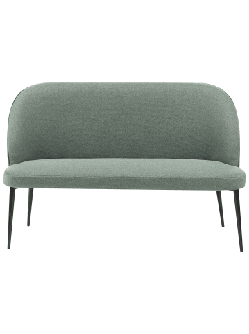 Beliani 2-Sitzer Sofa OSBY in Grün/Schwarz - (W) 130 x (H) 85 x (L) 49 cm
