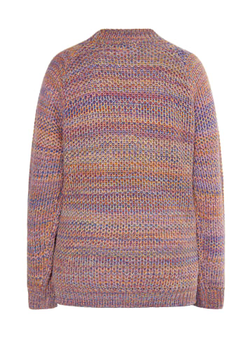 IZIA Damen Strick Pullover in Limette Mehrfarbig