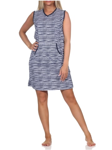 NORMANN Nachthemd Strandkleid Maritimer Look - 85948 in Allover