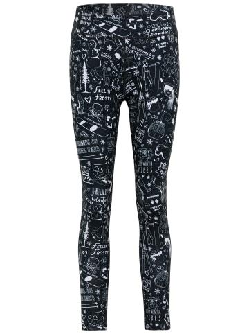 Krimson Klover Baselayer-Legging Graffiti in black