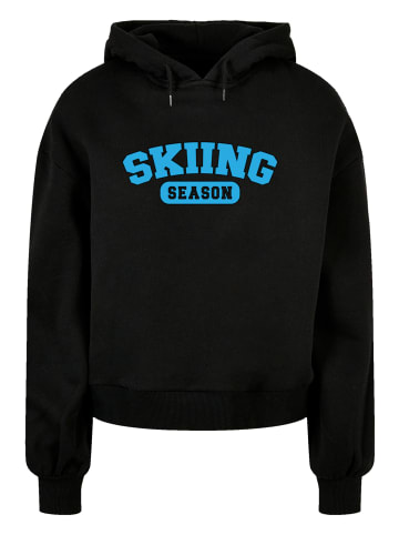 F4NT4STIC Oversized Hoodie Skiing Season Winter Sport in schwarz