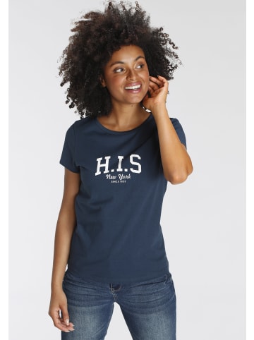 H.I.S. T-Shirt in marine