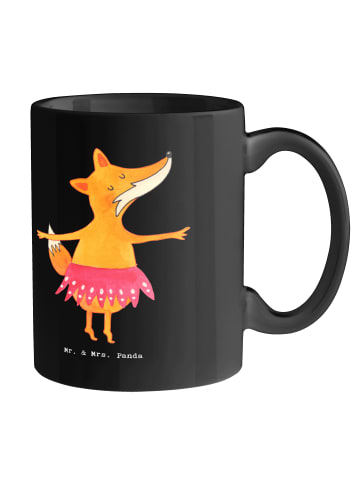 Mr. & Mrs. Panda Mug Tanzen Trainerin Herz mit Spruch in Schwarz