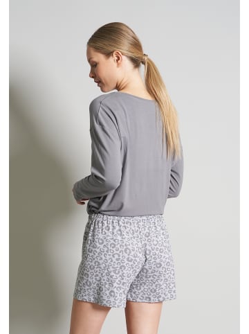 Tom Tailor Kurze-Hose Victoria in grau-mittel-Allover