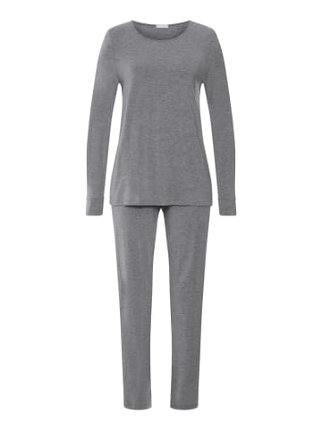 Hanro Pyjama Natural Elegance in stone melange