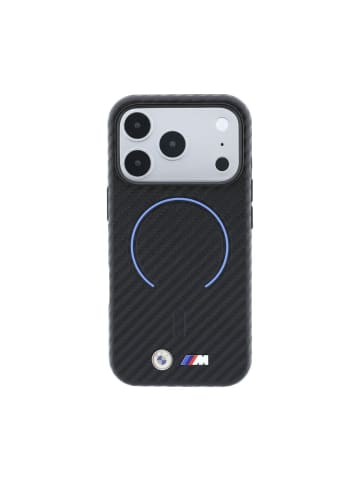 COFI 1453 BMW M Carbon Printed Ring kompatibel mit iPhone 18/17 Pro Max in Schwarz