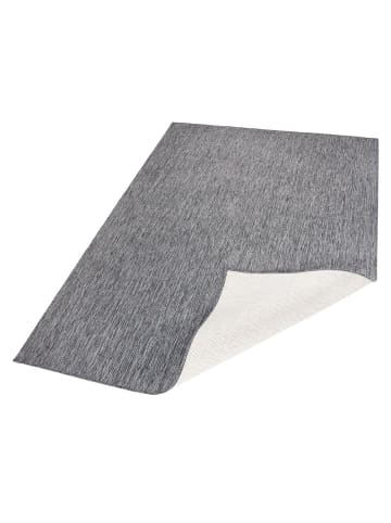 NORTHRUGS Wendeteppich Uni Miami Grau Creme In- & Outdoor