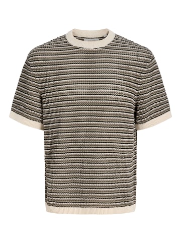 Jack & Jones Gestricktes T-Shirt in Sea Salt 1