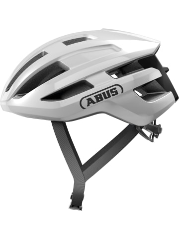 ABUS Fahrradhelm PowerDome in shiny white