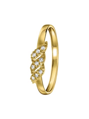 Lucardi 585 Gold Ring  Asymmetrisch