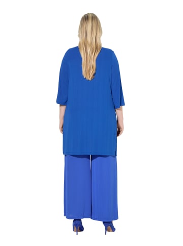 Ulla Popken Shirtjacke in azurblau