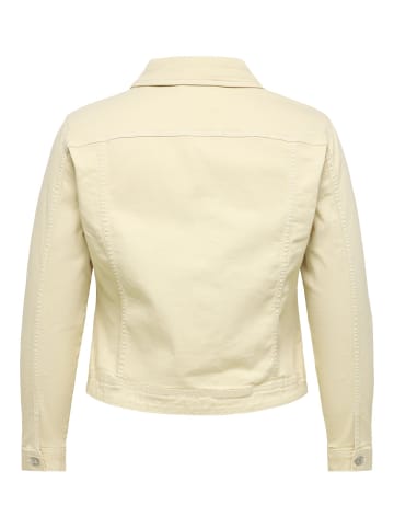 ONLY Carmakoma Jeansjacke in Ecru