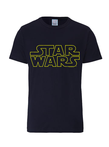 Logoshirt T-Shirt Star Wars Logo in dunkelblau