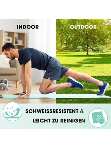 World Fitness Fitnessmatte Yamuna 183x61x1,5cm türkis Blau