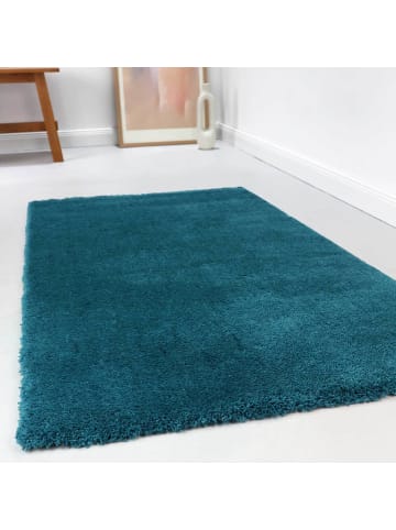 ESPRIT Hochflorteppich #relaxx in petrol