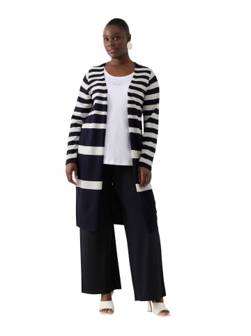 Ulla Popken Strickjacke in nachtblau