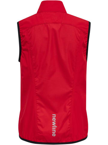 Newline Newline Reißverschluss Vest Reflektierend Logo Women's Core Damen in TANGO RED