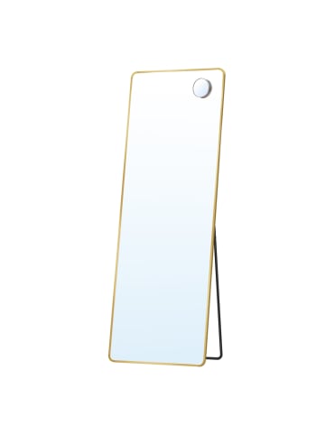 SONGMICS Ganzkörperspiegel Berit in Gold - (B)50 x (H) 160x (T)1.3 cm