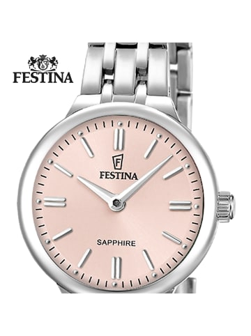 Festina Analog-Armbanduhr Festina Mademoiselle silber klein (ca. 26mm)