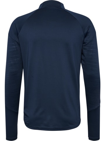 Hummel Trainingsjacke "Pro Training Half Zip" in Blau