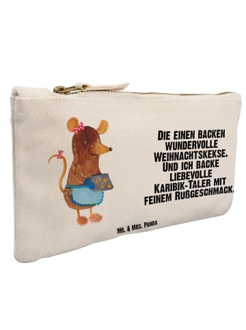 Mr. & Mrs. Panda Kulturtasche Maus Kekse mit Spruch in Weiß
