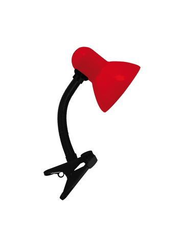 Licht-Erlebnisse Tischlampe (B)12.5 x (L)13.5 x (H)30.5 cm in Schwarz Rot