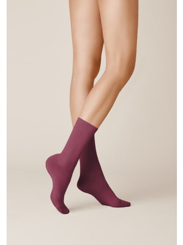 Kunert Socken Liz druckfreier Bund in royal