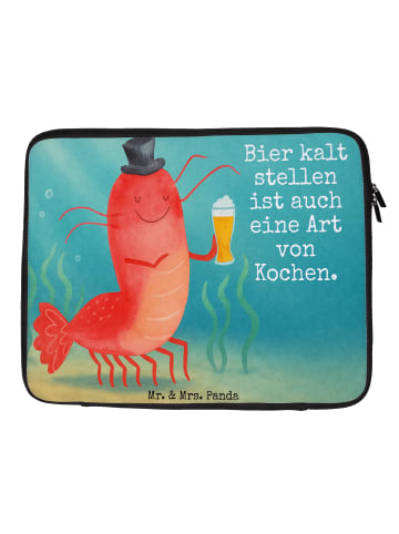 Mr. & Mrs. Panda Laptophülle Hummer Weizen Design mit Spruch in Weiß
