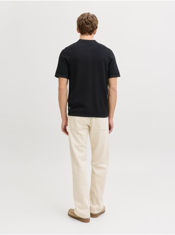 Jack & Jones Strick-Shirt in Black