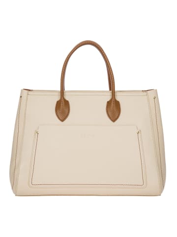 BRIC`s Gondola Tulipano Handtasche Leder 38 cm in cream-caramel