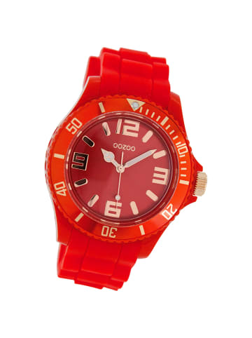 Oozoo Analog-Armbanduhr Oozoo Timepieces rot groß (ca. 43mm)