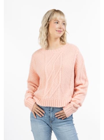 myMo Damen Strickpullover in Rosa