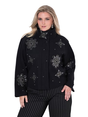 Ulla Popken Jacke in schwarz