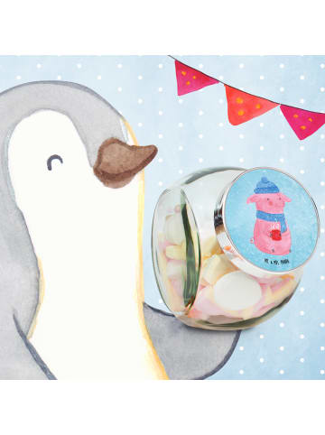 Mr. & Mrs. Panda keksdose glas Schwein Glühwein ohne Spruch in Eisblau