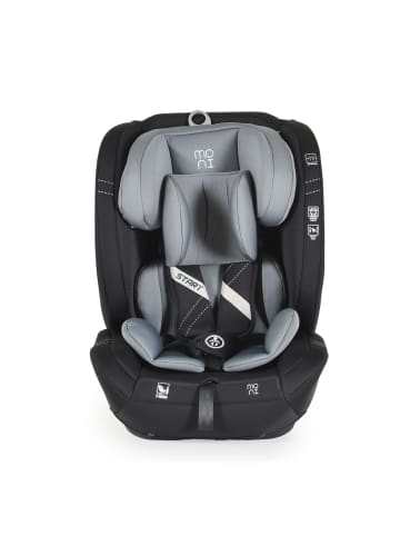 Moni Kindersitz i-Size Start in grau
