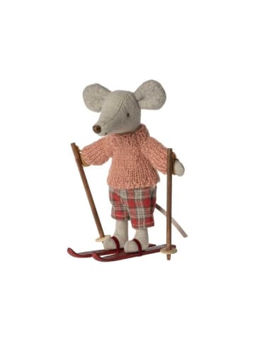Maileg Wintermaus mit Ski Große Schwester 13 cm