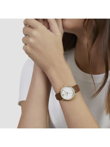 s.Oliver Armbanduhr Soft Elegance in beige